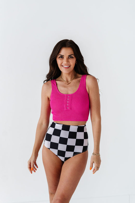 Surfer Crop in Magenta