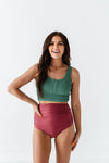 Surfer Crop in Olive