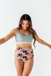 Shoreline Stripe Colorblock Crop