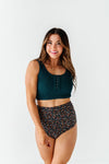 Surfer Crop in Laguna - Size XXS & Small Left