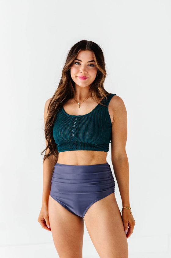 Surfer Crop in Laguna - Size XXS & Small Left