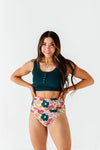 Surfer Crop in Laguna - Size XXS & Small Left