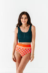 Surfer Crop in Laguna - Size XXS & Small Left