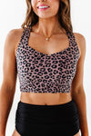 Leopard Crossover Top