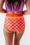 Maven Mid Rise Bottoms in Throwback Check