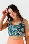 Midnight Daisy Crossover Top