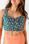 Midnight Daisy Crossover Top