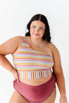 Kokomo Crop in Multi Stripe