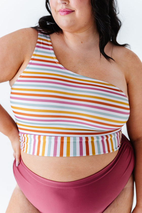 Kokomo Crop in Multi Stripe