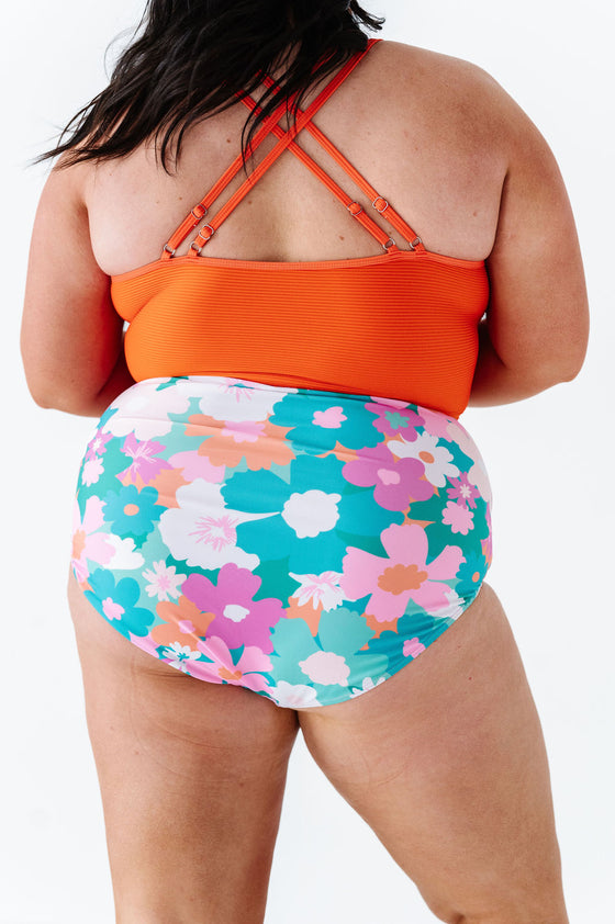 High Waisted Bottoms in Oasis Floral