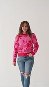 McKinley Jacquard Sweater in Hot Pink