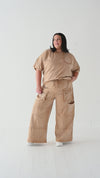 Kynlee Cargo Set in Taupe