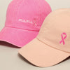 "Mama" Pink Ribbon Baseball Cap in Hot Pink