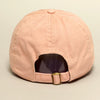 Pink Ribbon Baseball Cap in Dusty Pink